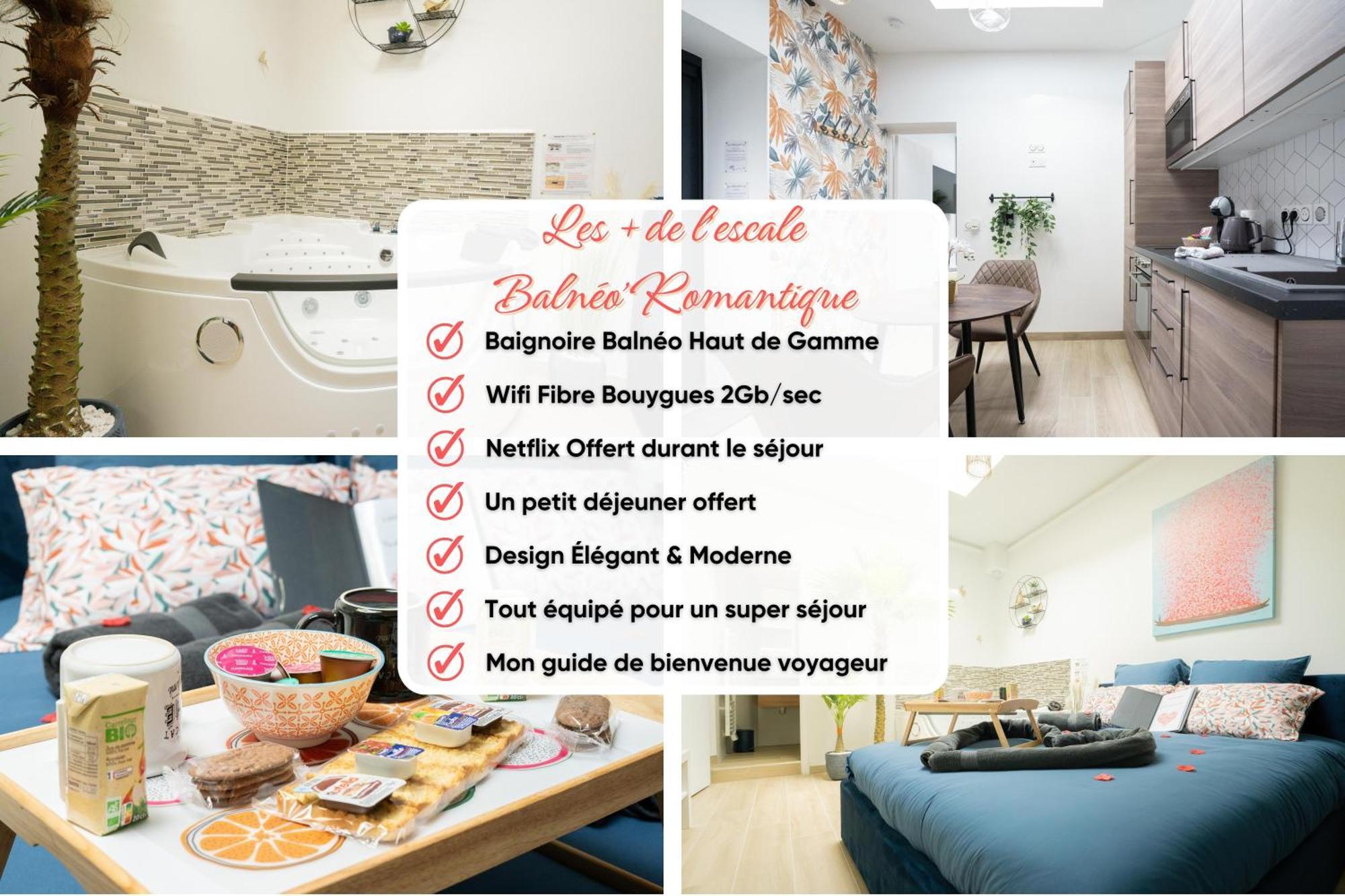 L'Escale Balneo'Romantique - Loveroom - Jacuzzi & Petit Dejeuner Villiers-sur-Marne Eksteriør billede